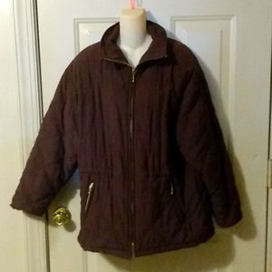 Parka puffer oversized medium chocolate brown